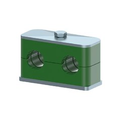 Držiak hydraulickej trubky 18 mm 2-trubkový